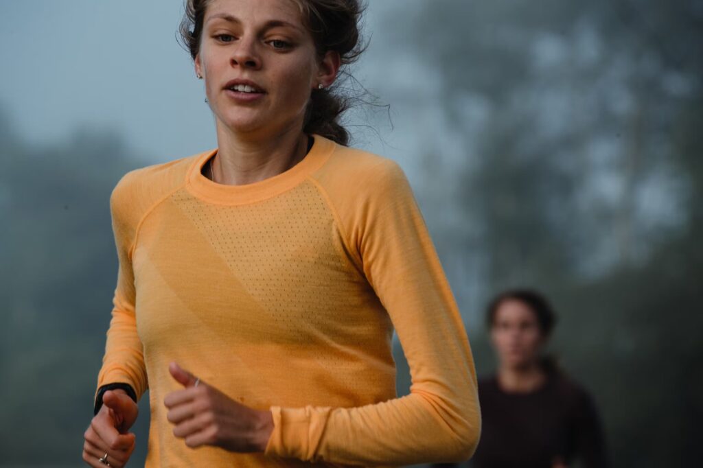 tracksmith brighton base layer merino wool women